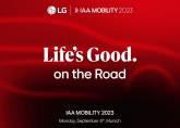 2023 IAA - LG, IAA 첫 참가, 미래 모빌리티 비전 발표
