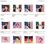 K팝 아이돌 '르세라핌' 채원 얼굴 합성한 '성조기'에 경례하는 미군