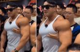 중국서 사진 촬영 중 팬에게 가슴 만져지며 '성추행(?)' 당했던 황철순 (영상)