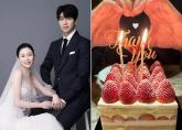 이승기♥ 이다인, 결혼 2주년 맞아 손하트 사진 올려