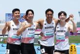 한국 육상 400m 계주팀, 한국 신기록으로 아시아선수권 사상 첫 금메달