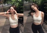 이혼 후 자기관리 '끝판왕' 된 율희... 11자 복근+브라톱 패션 눈길