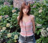 장발 헤어스타일로 변신한 율희... '라붐' 시절 전성기 미모 되찾았다