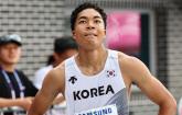 '태양의 후예' 아역,  전국체전 육상 남자 100m 우승... 입단 1년만