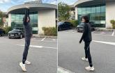 '44㎏' 한혜연, 착붙 레깅스 입고 수준급 몸매 자랑했다